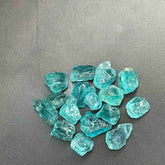 Facet Rough Neon Blue Apatite Parcel